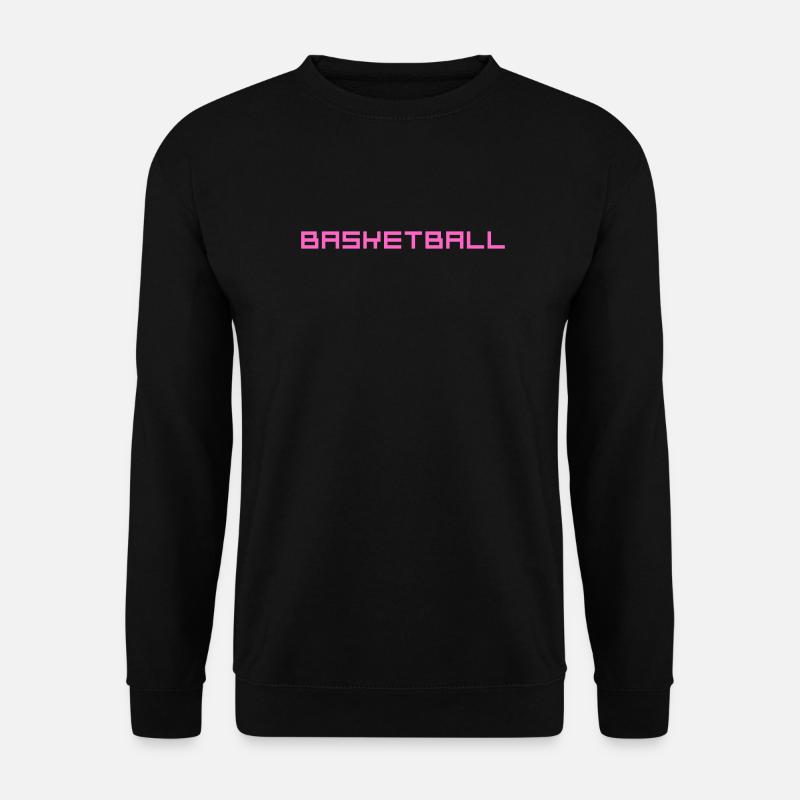 Texte néon de basket - Sweat-shirt Unisexe - noir