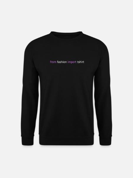 Python Shirt - Unisex Pullover - Schwarz