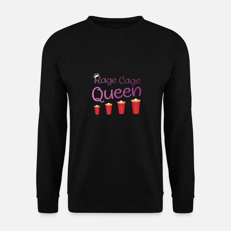 Rage Cage Queen Drinking Game - Unisex Sweatshirt - black