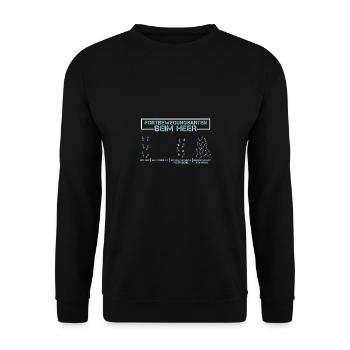 Fortbewegungsmittel Beim Heer - Österreichisches - Unisex Pullover - Schwarz - Vorne - Alina (178cm) & Michal (187cm)