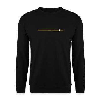 Vintage retro cat - Unisex Sweatshirt - black - Front - Alina (178cm) & Michal (187cm)