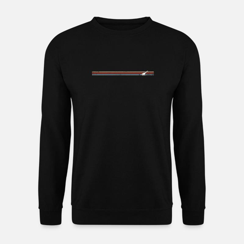 Retro Brachiosaurus - Unisex Pullover - Schwarz