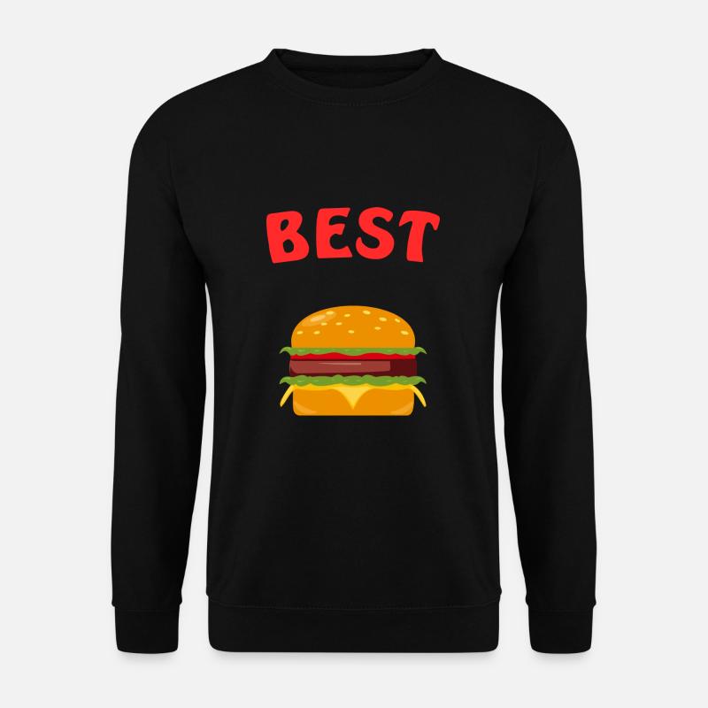 Best Friends Burger & Fries Fritten Pommes Frittes - Unisex Pullover - Schwarz