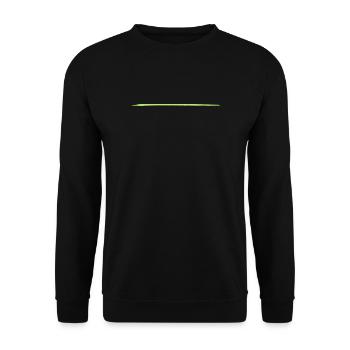Brushstroke > Vectorgraphic ! = Change Colors ! - Unisex Sweatshirt - black - Front - Alina (178cm) & Michal (187cm)
