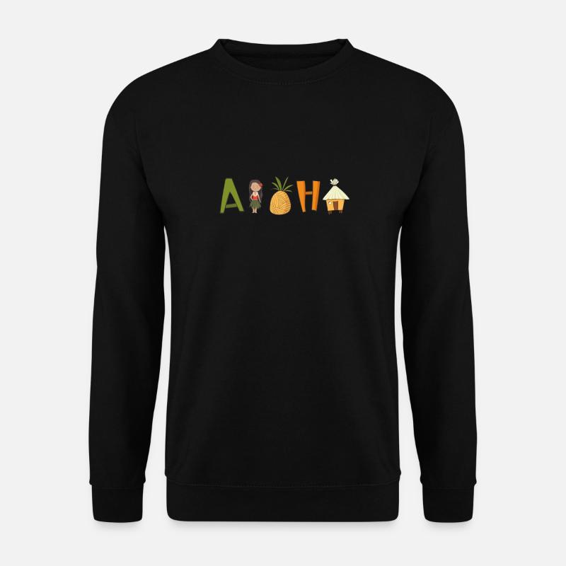 aloha - Unisex Pullover - Schwarz