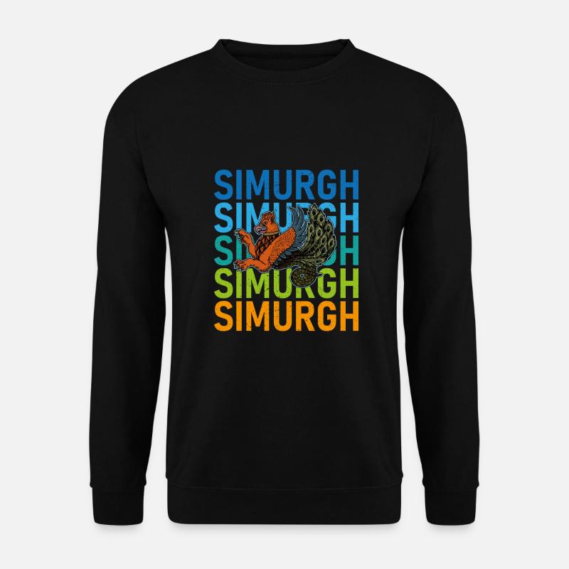 Faravahar Zoroastrismus Simurgh Persien - Unisex Pullover - Schwarz