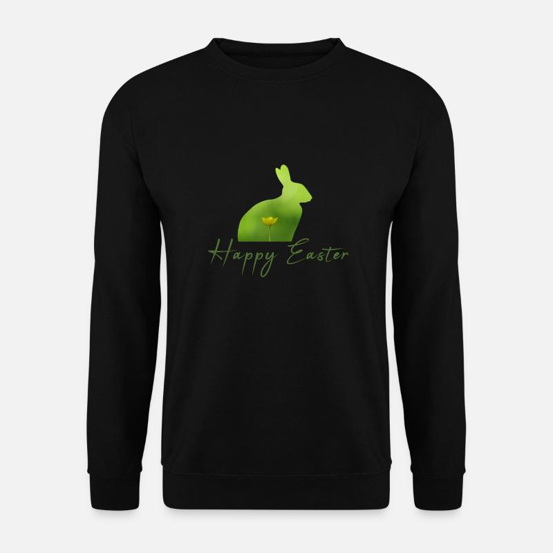 Happy Easter rabbit - Unisex Sweatshirt - black
