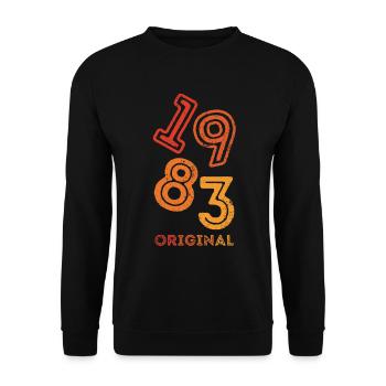 Original 1983 - Unisex Sweatshirt - black - Front - Alina (178cm) & Michal (187cm)