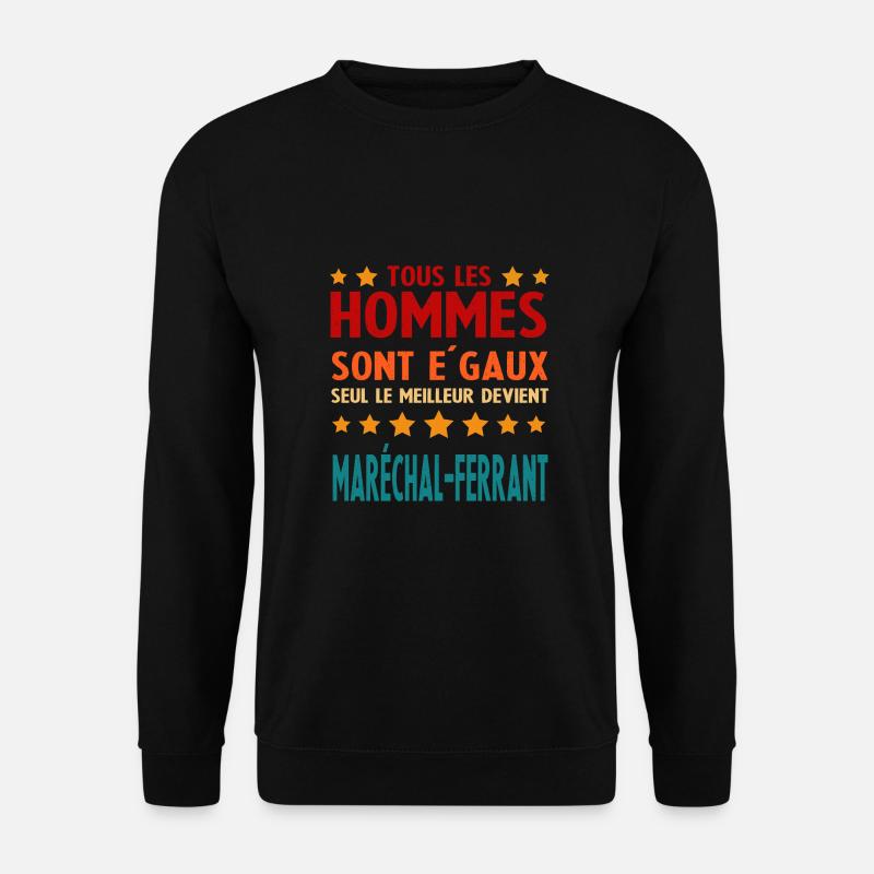 Funny Farrier Outfit Farrier - Unisex Sweatshirt - black
