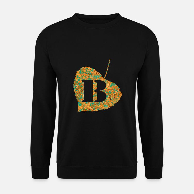 Feuille E 95 B - Sweat-shirt Unisexe - noir