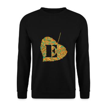 Sheet E 95 E - Unisex Sweatshirt - black - Front - Alina (178cm) & Michal (187cm)