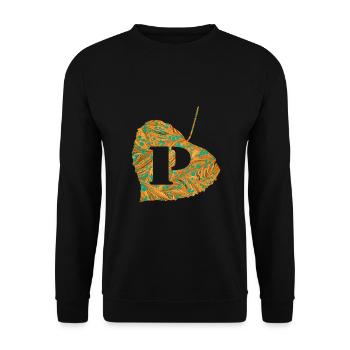 Sheet E 95 p - Unisex Sweatshirt - black - Front - Alina (178cm) & Michal (187cm)