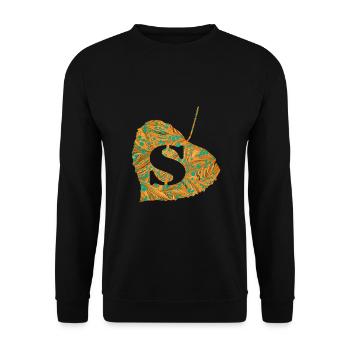 Sheet E 95 S - Unisex Sweatshirt - black - Front - Alina (178cm) & Michal (187cm)