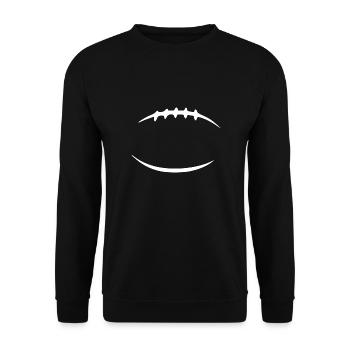 football américain amérique - Sweat-shirt Unisexe - noir - Devant - Alina (178cm) & Michal (187cm)