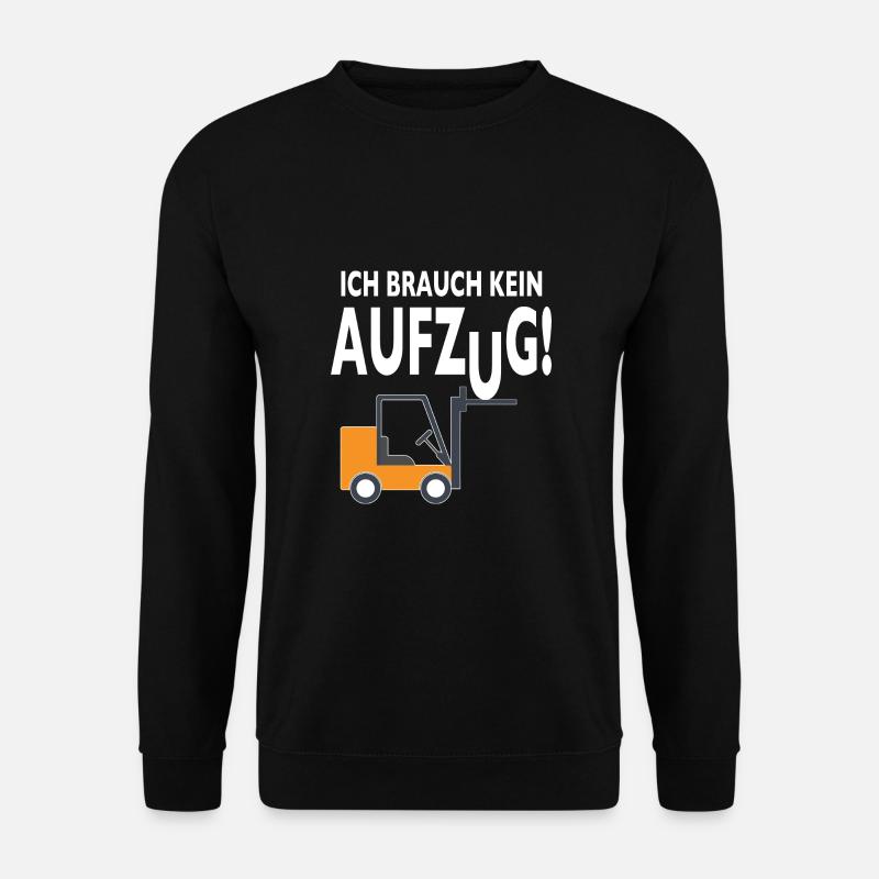 Staplerfahrer Lagerist Gabelstaplerfahrer Stapler - Unisex Pullover - Schwarz