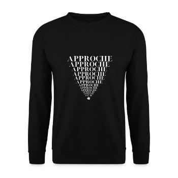 APPROCHE JTE BZ - Sweat-shirt Unisexe - noir - Devant - Alina (178cm) & Michal (187cm)