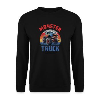 Monster Truck - Unisex Sweatshirt - black - Front - Alina (178cm) & Michal (187cm)