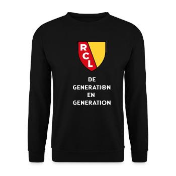 LENS GENERATION - Sweat-shirt Unisexe - noir - Devant - Alina (178cm) & Michal (187cm)