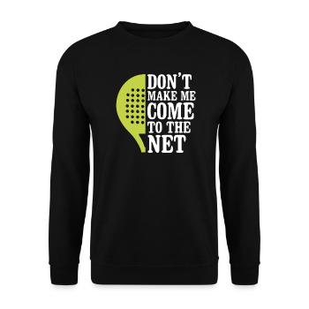 Padel Padel Joueur Padeltennis Padel Tennis - Sweat-shirt Unisexe - noir - Devant - Alina (178cm) & Michal (187cm)
