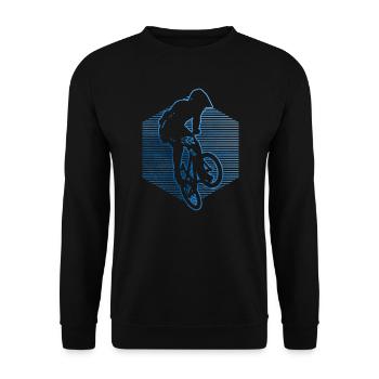 Vélo Femmes Cyclisme BMX BMX Vélo BMX Garçons - Sweat-shirt Unisexe - noir - Devant - Alina (178cm) & Michal (187cm)