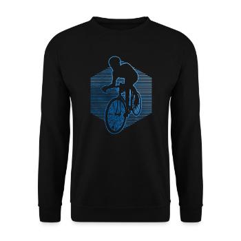 Vélo de route Vélo de route Vélo de route Homme - Sweat-shirt Unisexe - noir - Devant - Alina (178cm) & Michal (187cm)