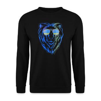 Aruba - Unisex Sweatshirt - black - Front - Alina (178cm) & Michal (187cm)