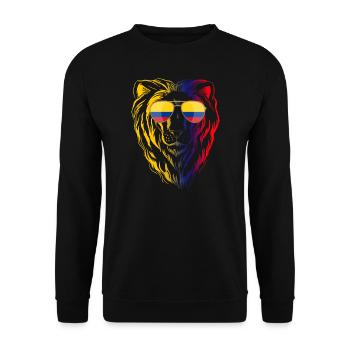 Kolumbien - Unisex Pullover - Schwarz - Vorne - Alina (178cm) & Michal (187cm)
