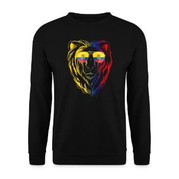Ecuador - Unisex Pullover - Schwarz - Vorne - Alina (178cm) & Michal (187cm)