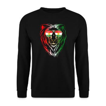 Kurdistan - Sweat-shirt Unisexe - noir - Devant - Alina (178cm) & Michal (187cm)
