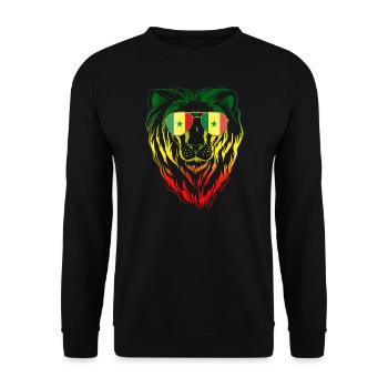 Sénégal - Sweat-shirt Unisexe - noir - Devant - Alina (178cm) & Michal (187cm)