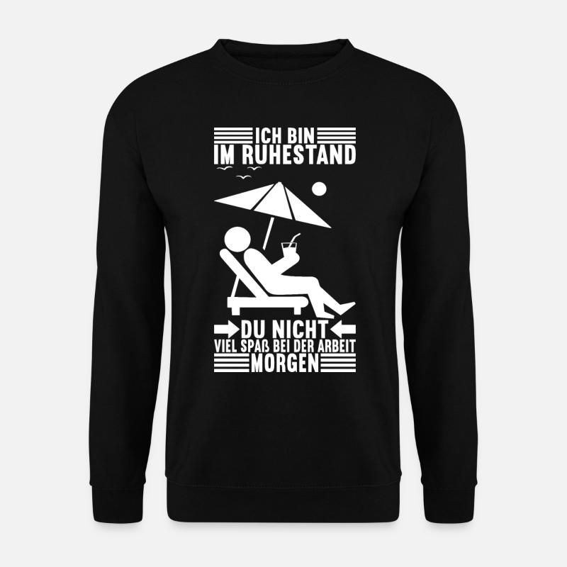 Rentner Rente - Unisex Pullover - Schwarz