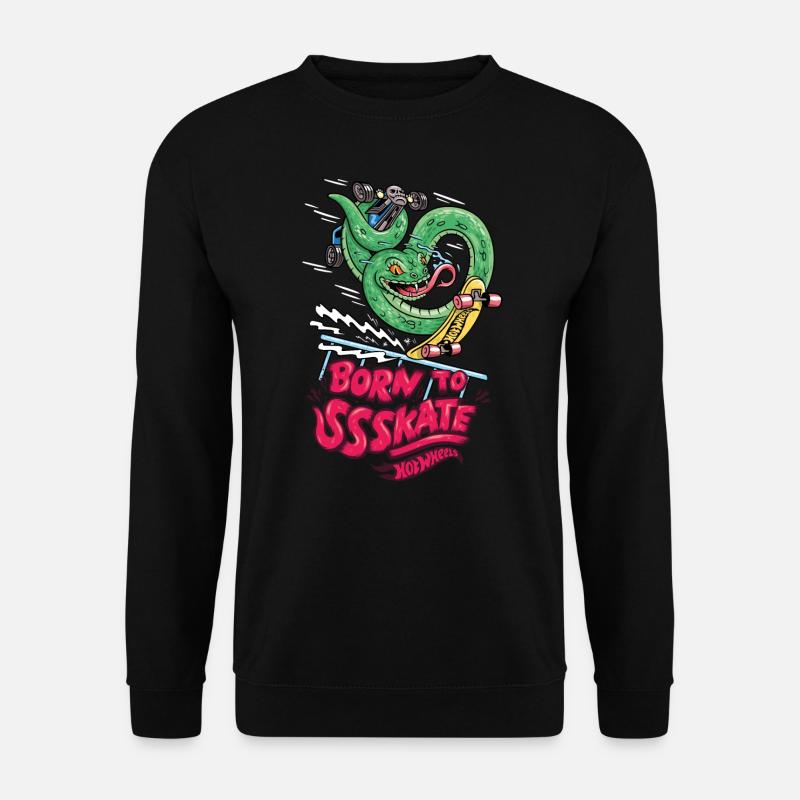 Hot Wheels Schlange Born To Skate - Unisex Pullover - Schwarz