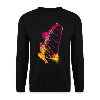 Kitesailing - Unisex Sweatshirt - black - Front - Alina (178cm) & Michal (187cm)