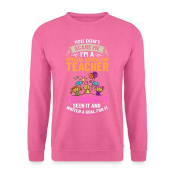 Sonderschule Sonderpädagogik Förderbedarf Fördern - Unisex Pullover - Pink - Vorne