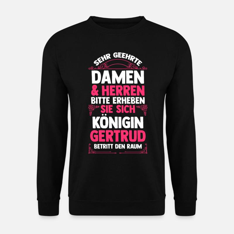 Gertrud - Unisex Pullover - Schwarz