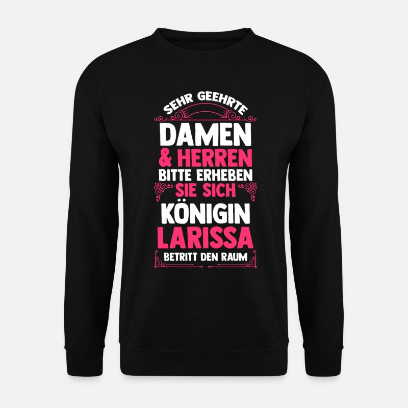 Larissa - Unisex Pullover - Schwarz