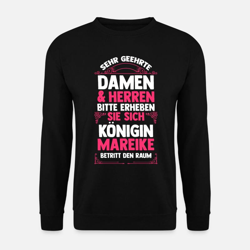 Mareike - Unisex Pullover - Schwarz