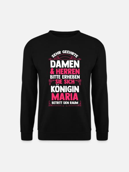 Maria - Unisex Pullover - Schwarz