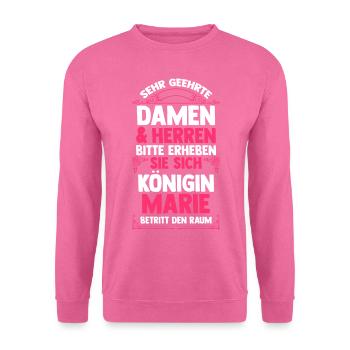 Marie - Unisex Pullover - Pink - Vorne