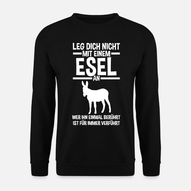 Esel - Unisex Pullover - Schwarz