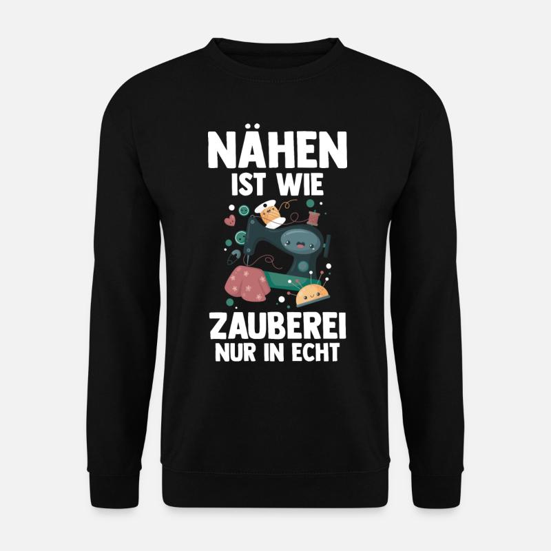 Näher Schneiderin - Unisex Pullover - Schwarz