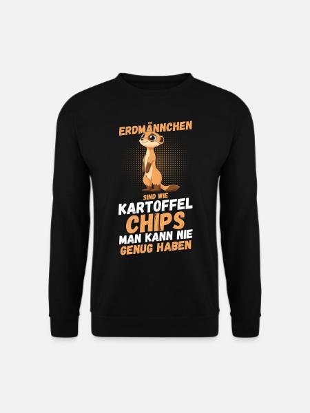 Erdmännchen - Unisex Pullover - Schwarz