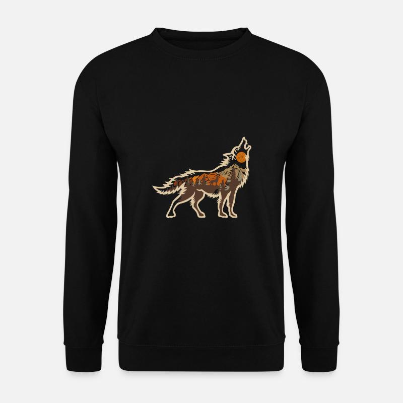Wolf Nature Conservation Wild Animals - Unisex Sweatshirt - black