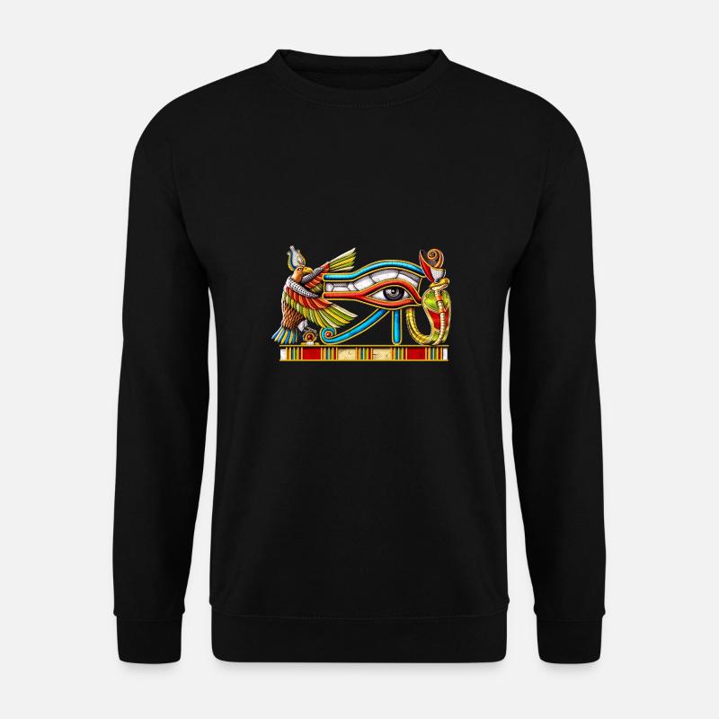 Oeil Egyptien D’Horus - Sweat-shirt Unisexe - noir