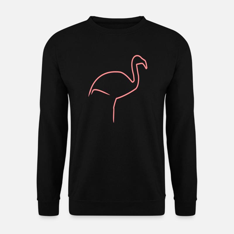 Flamingo - Unisex Pullover - Schwarz