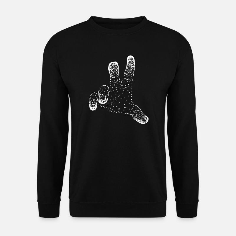 Hand - Unisex Pullover - Schwarz