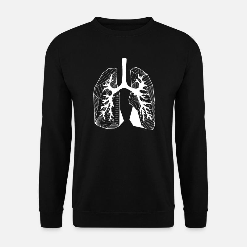 Lungs - Unisex Sweatshirt - black