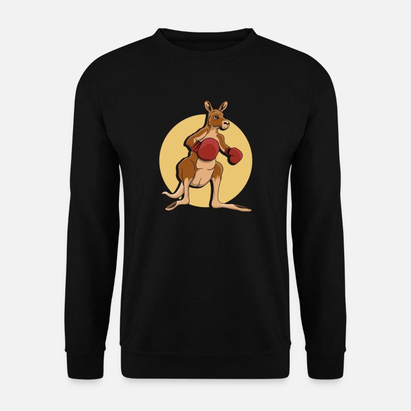 Kangaroo boxer - Unisex Sweatshirt - black