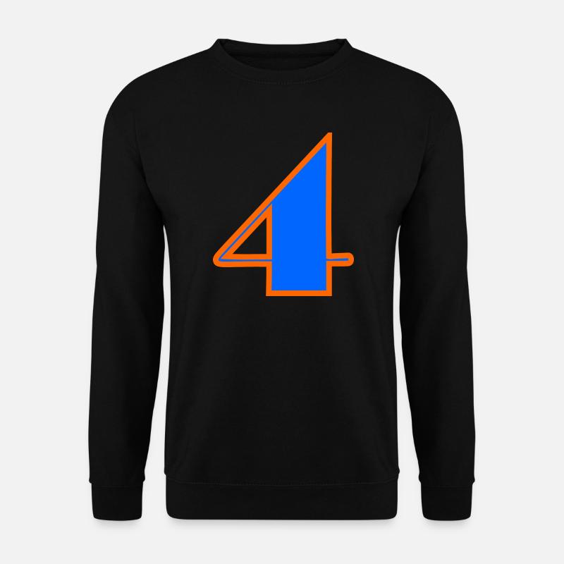 4 ANS,4e ANNIVERSAIRE,ANNIVERSAIRE 4 ANS,QUATRE - Sweat-shirt Unisexe - noir