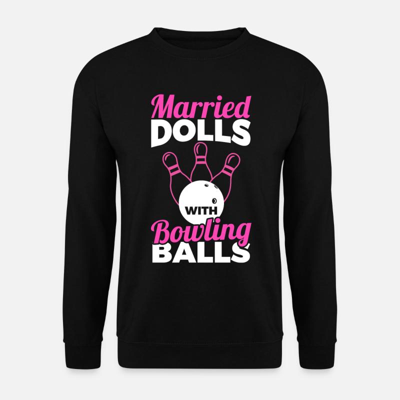 Bowler Frau - Unisex Pullover - Schwarz